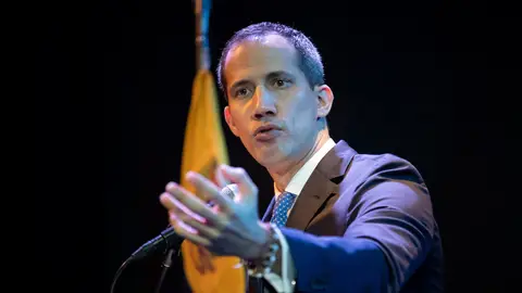 Fotografía de archivo de Juan Guaidó