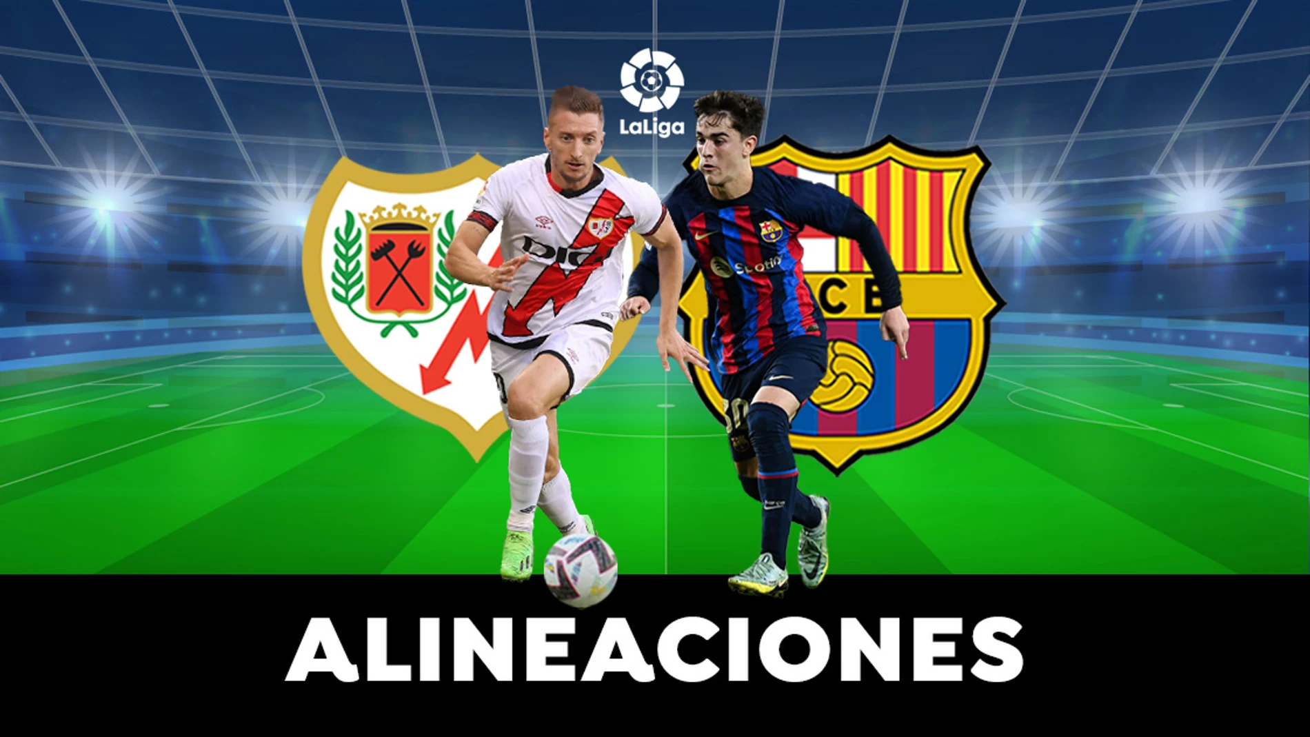 Rayo Vallecano - Barcelona: posibles alineaciones del partido de LaLiga