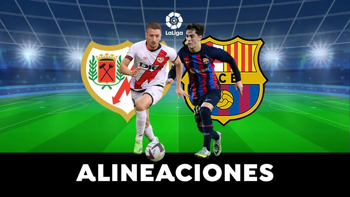 Rayo Vallecano - Barcelona: posibles alineaciones del partido de LaLiga Rayo Vallecano - Barcelona: posibles alineaciones del partido de LaLiga
