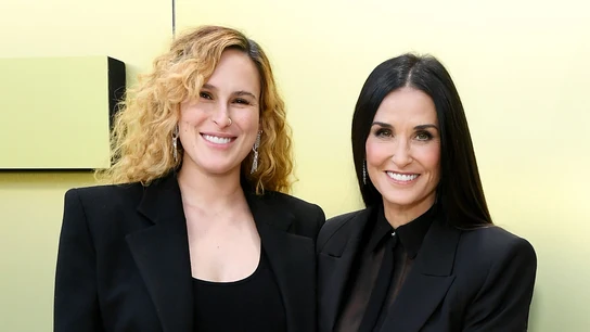 Rumer Willis con su madre, Demi Moore Rumer Willis con su madre, Demi Moore