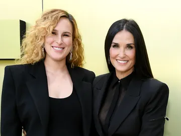 Rumer Willis con su madre, Demi Moore Rumer Willis con su madre, Demi Moore