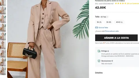 Conjunto con chaleco Conjunto con chaleco