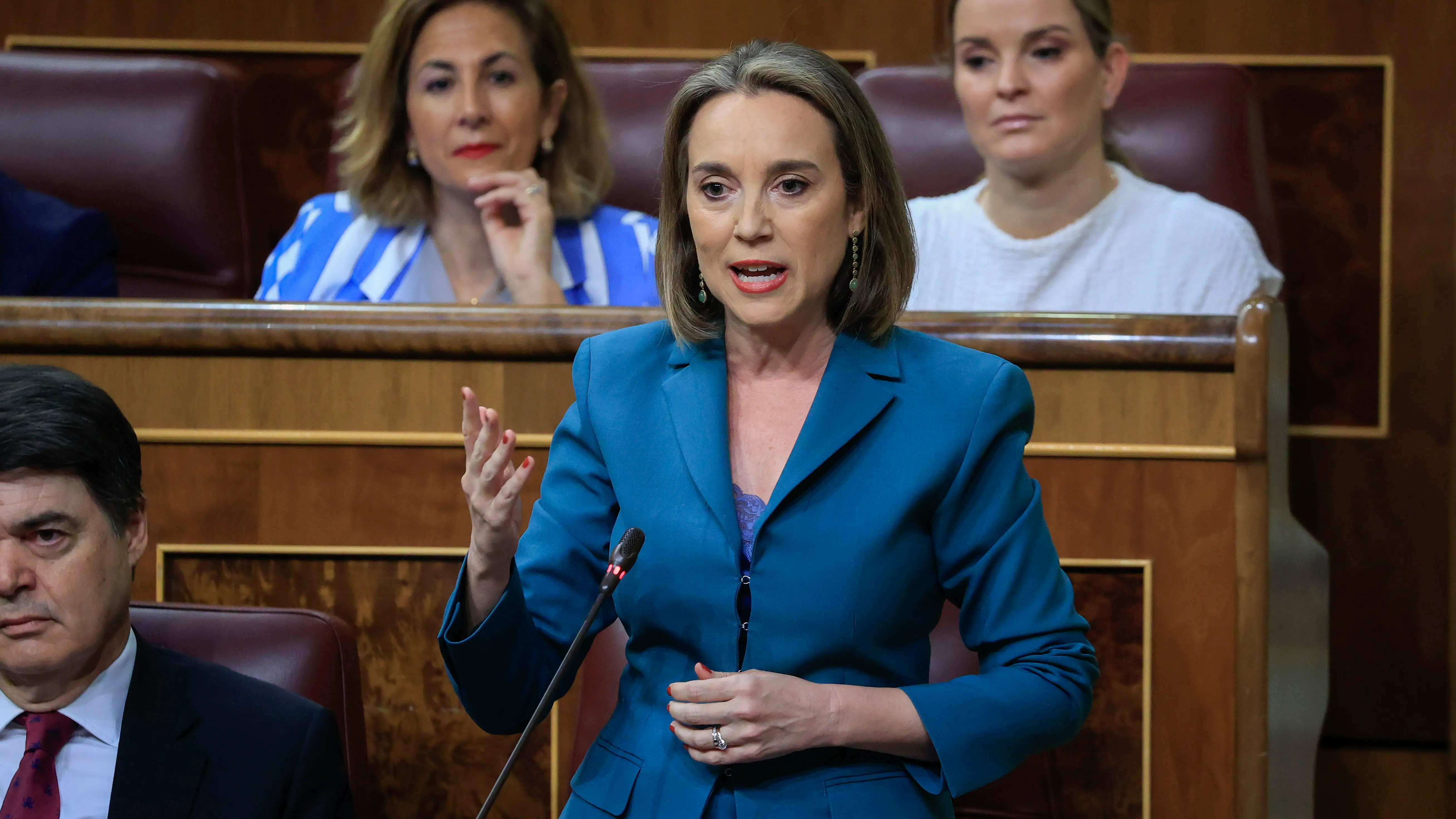 La portavoz del Partido Popular en el Congreso, Cuca Gamarra La portavoz del Partido Popular en el Congreso, Cuca Gamarra