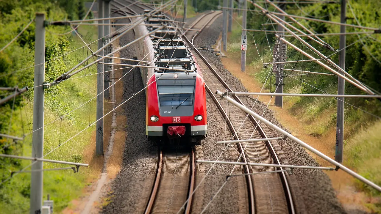 Imagen de archivo de un tren Imagen de archivo de un tren