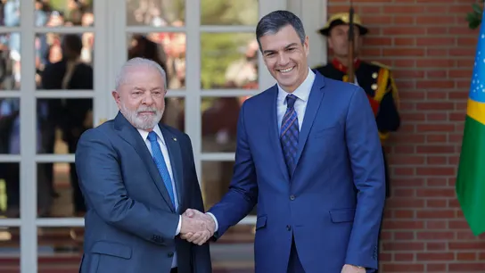 Pedro Sánchez y Lula da Silva en la Moncloa Pedro Sánchez y Lula da Silva en la Moncloa