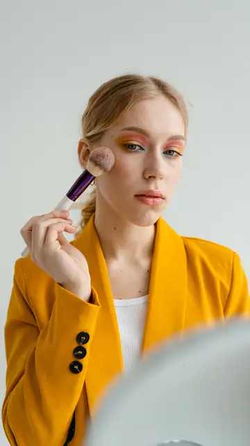 Maquillaje con brocha Maquillaje con brocha