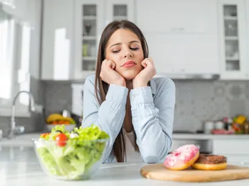 Mujer a dieta Mujer a dieta