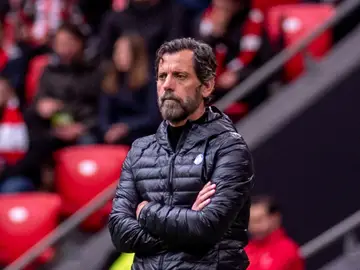 Quique Sánchez Flores, en un partido del Getafe Quique Sánchez Flores, en un partido del Getafe