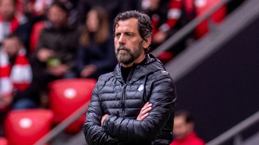Quique Sánchez Flores, en un partido del Getafe Quique Sánchez Flores, en un partido del Getafe