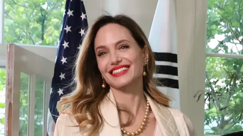 Angelina Jolie en la Casa Blanca Angelina Jolie en la Casa Blanca