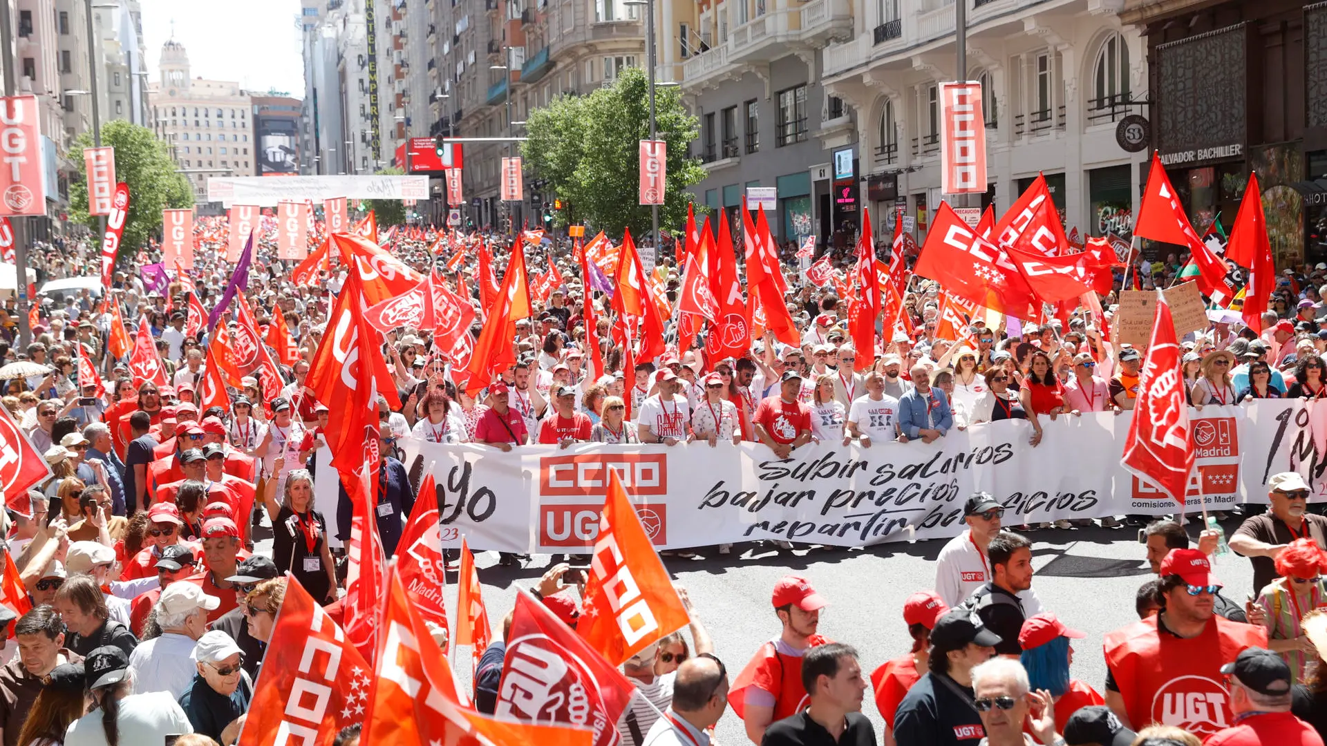 Manifestación del 1 de mayo en Madrid Manifestación del 1 de mayo en Madrid