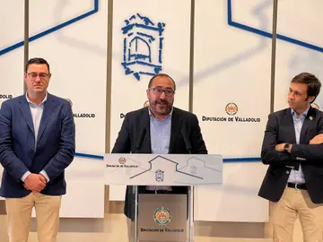 Miguel Ángel Oliveira, alcalde de Tordesillas, en un acto en la Diputación Miguel Ángel Oliveira, alcalde de Tordesillas, en un acto en la Diputación