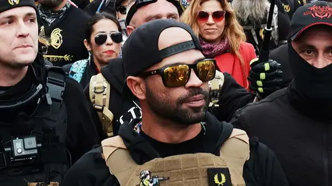 Imagen de archivo del líder de Proud Boys, Henry "Enrique" Tarrio Imagen de archivo del líder de Proud Boys, Henry "Enrique" Tarrio
