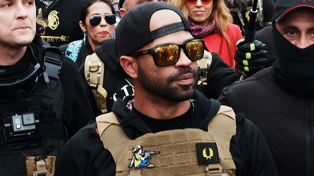 Imagen de archivo del líder de Proud Boys, Henry "Enrique" Tarrio Imagen de archivo del líder de Proud Boys, Henry "Enrique" Tarrio