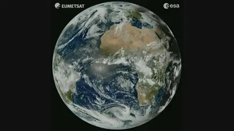 Imagen desde de la Tierra desde el MTG-I1