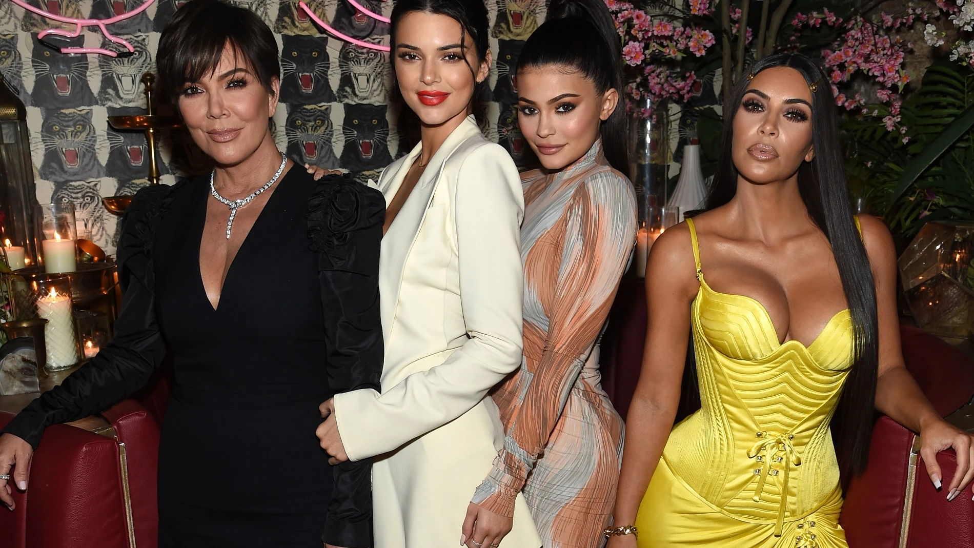 Kris, Kendall y Kylie Jenner y Kim Kardashian