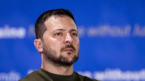 Participación del presidente ucraniano, Volodímir Zelenski, en el Foro Mundial en La Haya Participación del presidente ucraniano, Volodímir Zelenski, en el Foro Mundial en La Haya