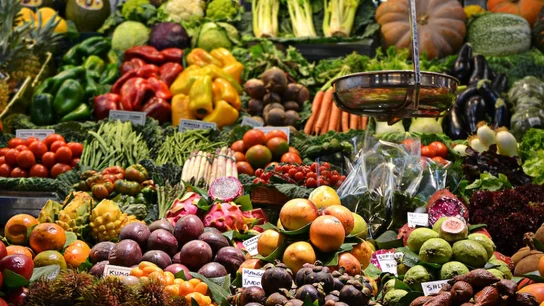 Frutería de un mercado Frutería de un mercado