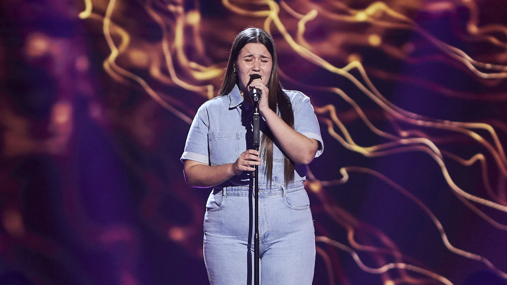 El flamenco de Amanda llena de arte el plató de ‘La Voz Kids’ con un tema de Niña Pastori
