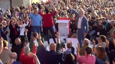 Los drones entran en la campaña electoral del PSOE para el 28M