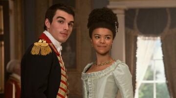 El rey George y la reina Charlotte en 'La reina Carlota'