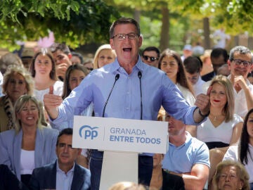 El presidente del Partido Popular (PP), Alberto Núñez Feijóo