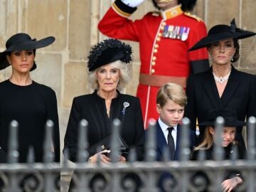 Meghan Markle, la reina Camilla y Kate Middleton
