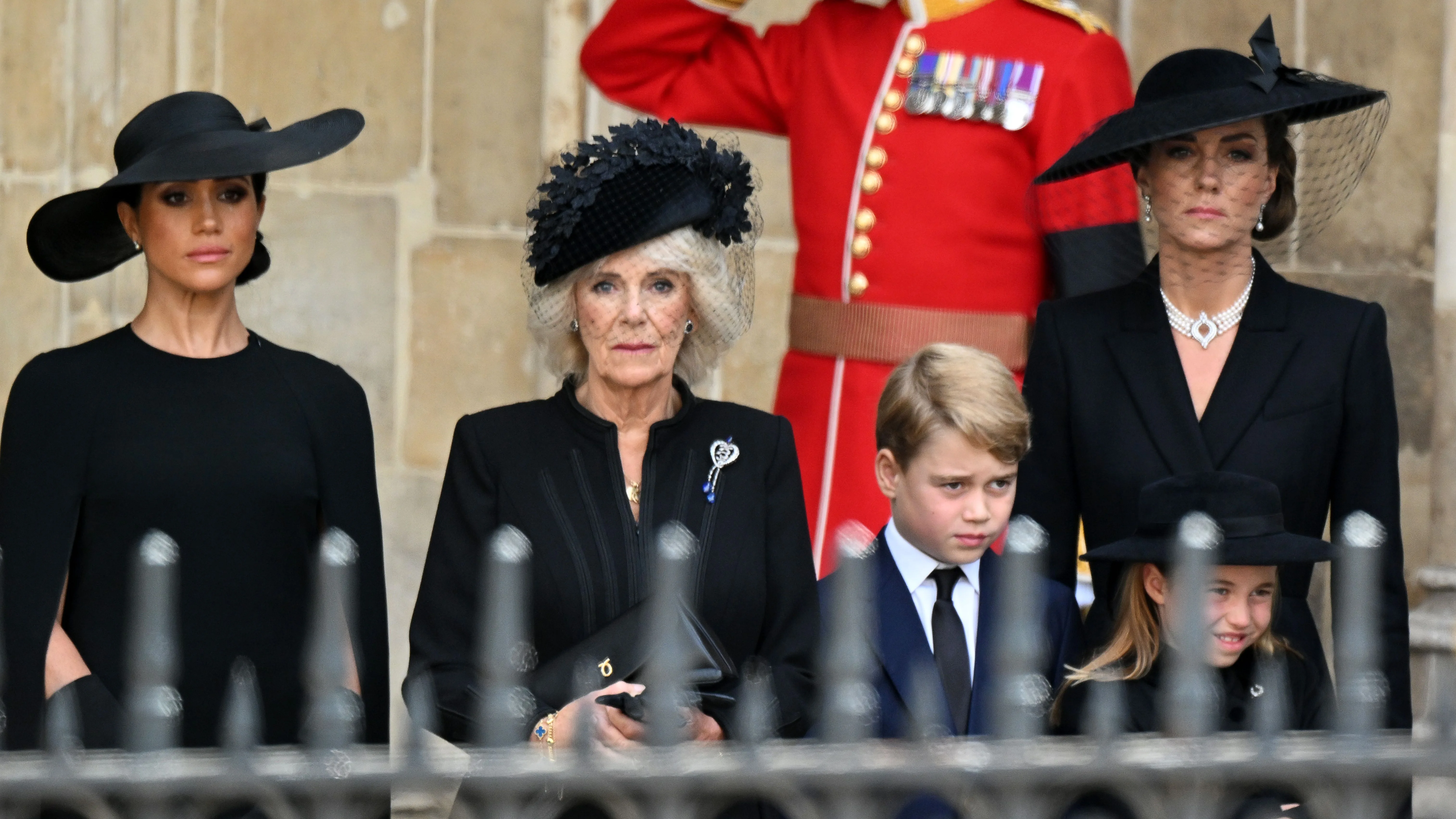 Meghan Markle, la reina Camilla y Kate Middleton