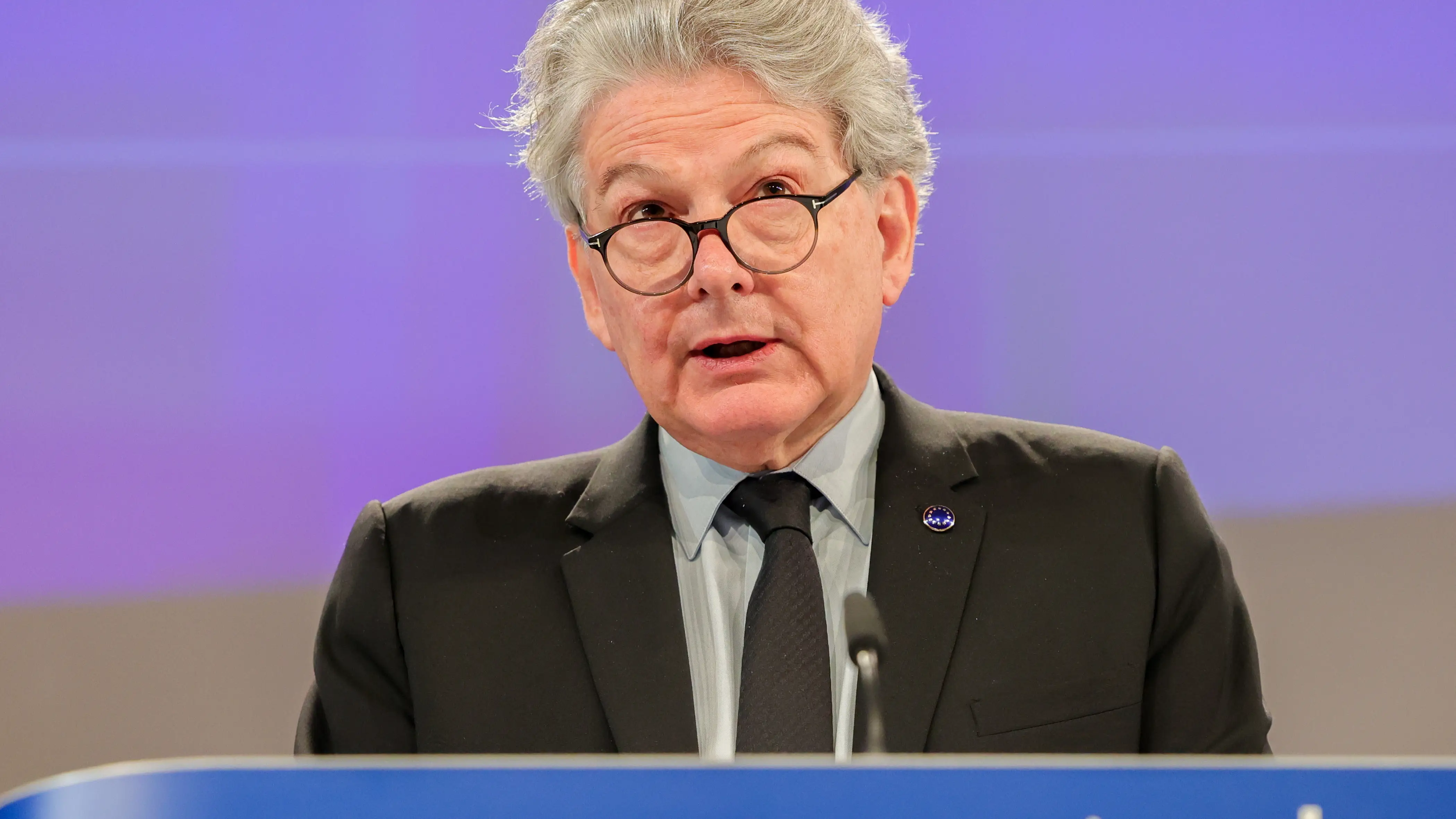 Thierry Breton, Comisario europeo de Mercado Interior y Servicios Thierry Breton, Comisario europeo de Mercado Interior y Servicios
