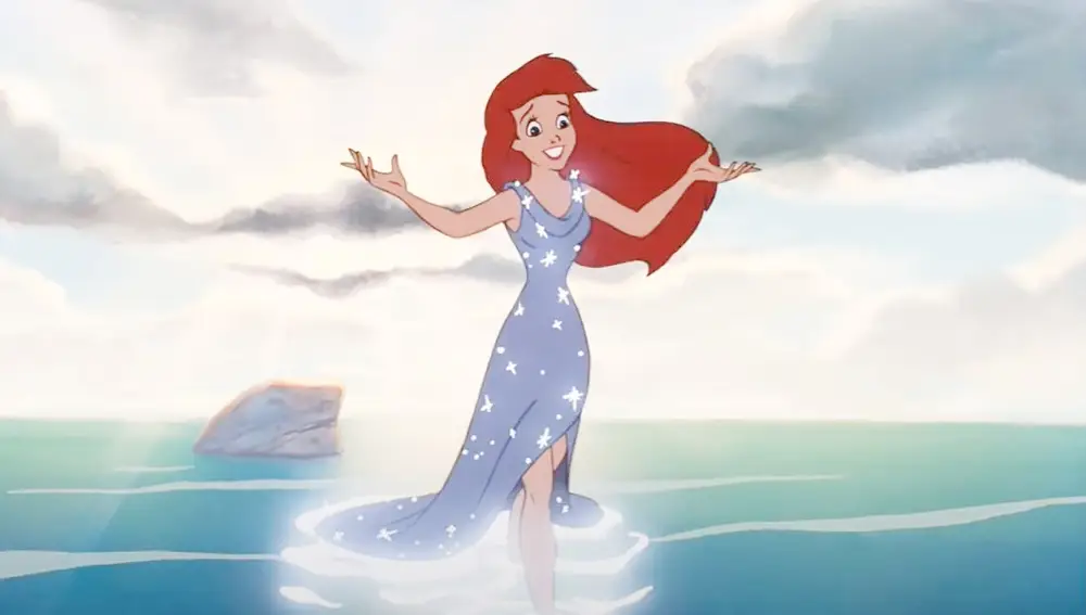Ariel en el final de 'La Sirenita'