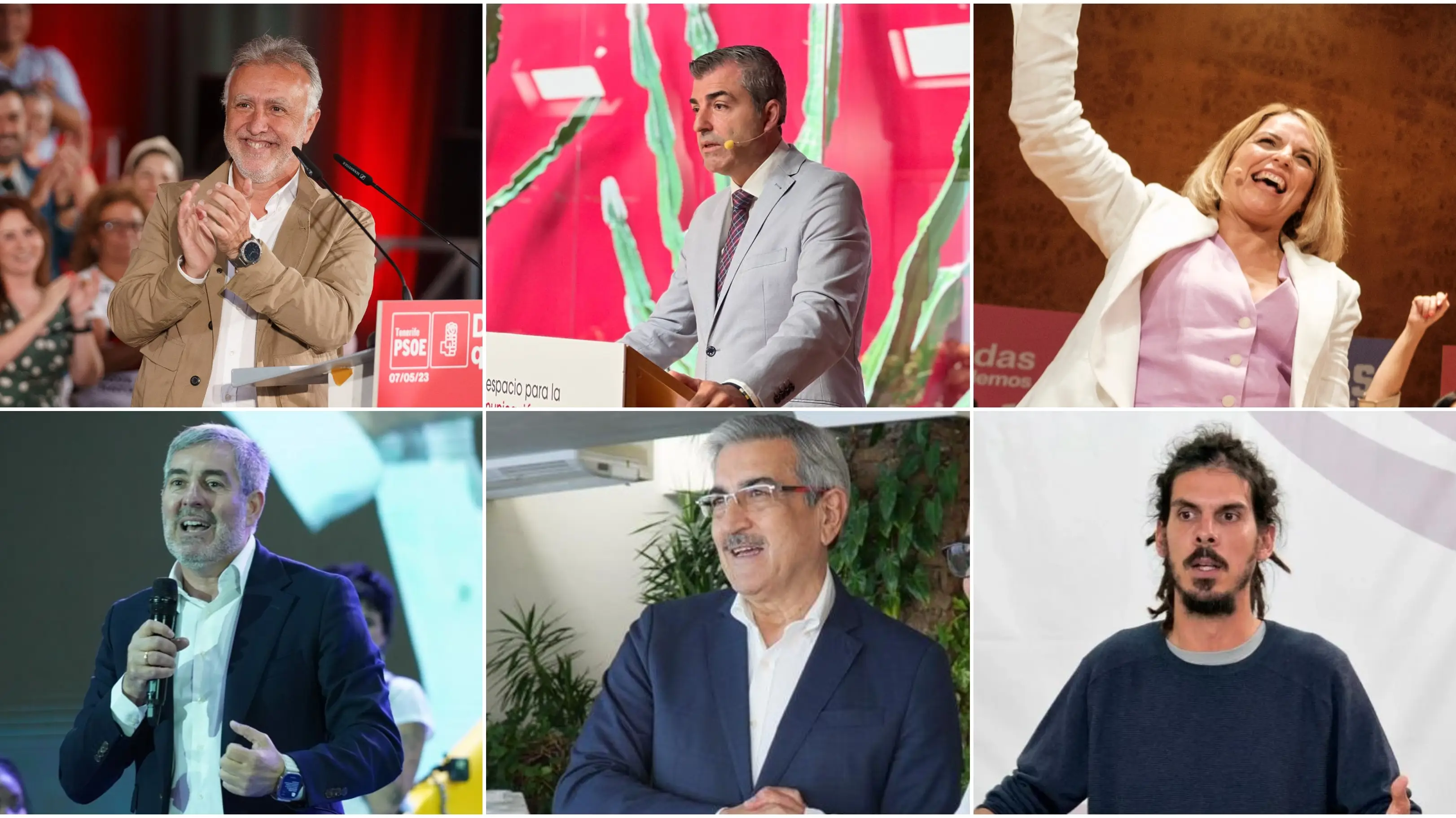 Los principales candidatos a presidente de Canarias Los principales candidatos a presidente de Canarias