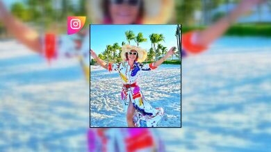 ¡Lo da todo! Naty Abascal, la copiloto perfecta para ir de vacaciones al paraíso 