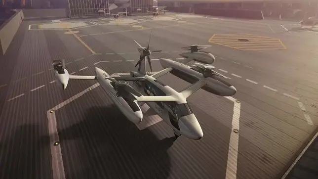 Prototipo de aerotaxi el&eacute;ctrico