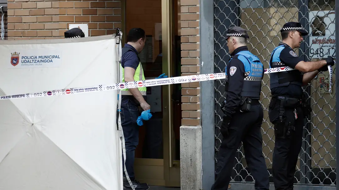 La policía en el lugar de los hechos La policía en el lugar de los hechos