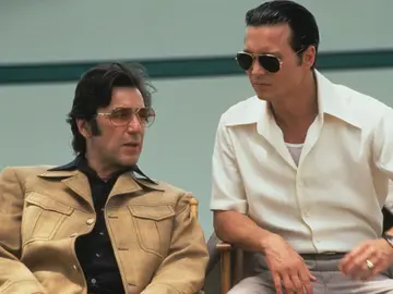 Al Pacino y Johnny Depp en 'Donnie Brasco' Al Pacino y Johnny Depp en 'Donnie Brasco'