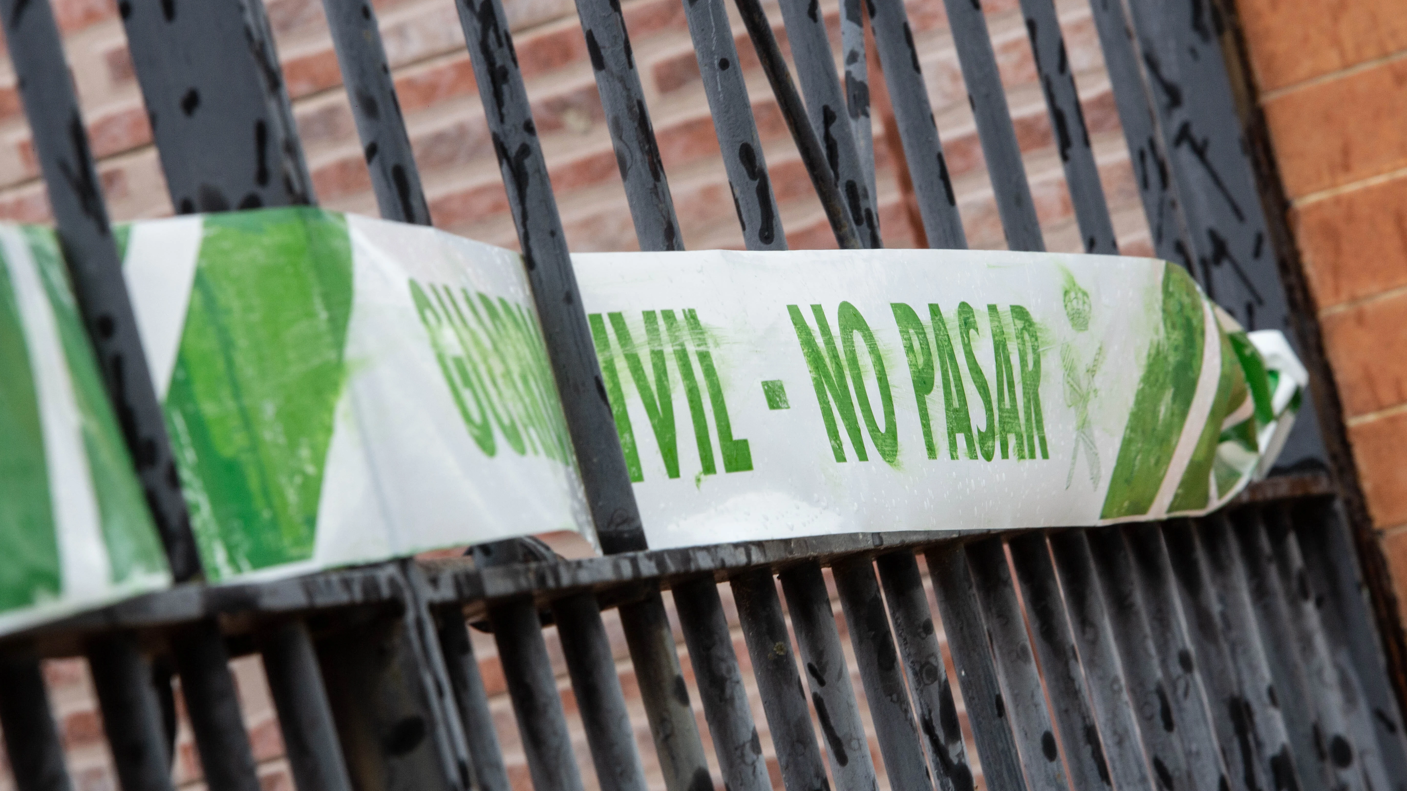 Imagen de archivo de una zona acordonada por la Guardia Civil 