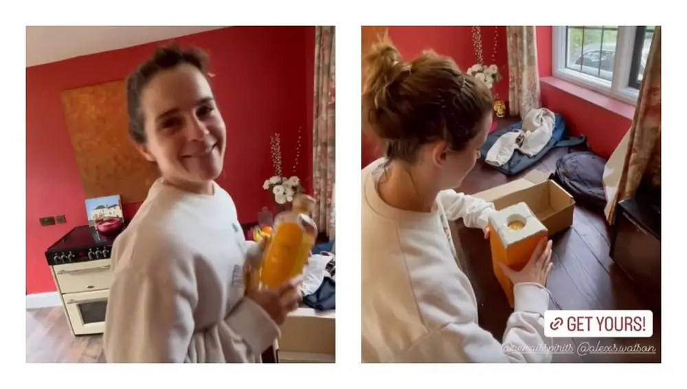 Emma Watson abre su paquete más especial