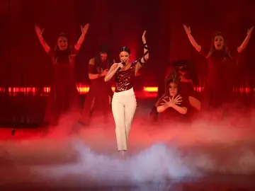 Blanca Paloma actuando en Eurovisión 2023 Blanca Paloma actuando en Eurovisión 2023