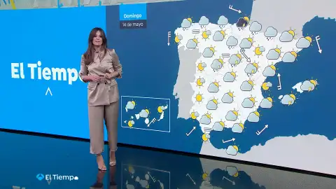 Mercedes Martín da la previsión del tiempo Mercedes Martín da la previsión del tiempo
