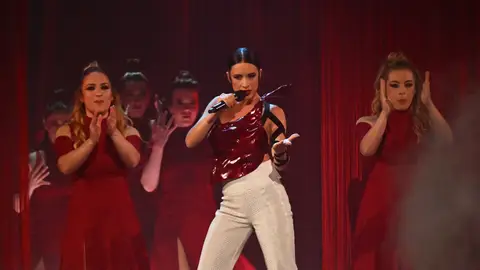 Blanca Paloma durante su actuación en Eurovisión 2023 Blanca Paloma durante su actuación en Eurovisión 2023