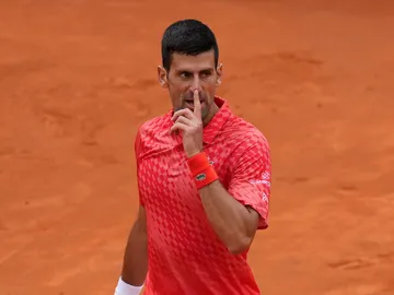 Novak Djokovic, en su partido ante Cameron Norrie Novak Djokovic, en su partido ante Cameron Norrie