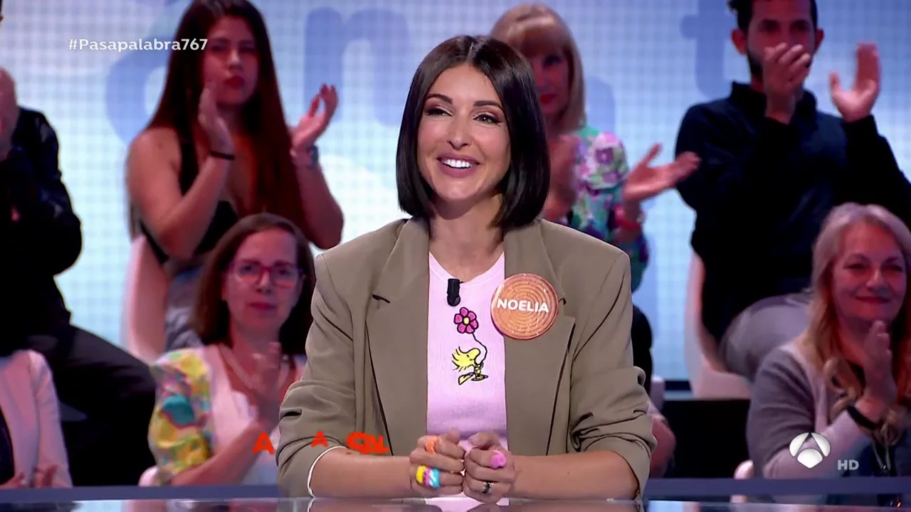 Noelia López en 'Pasapalabra' Noelia López en 'Pasapalabra'