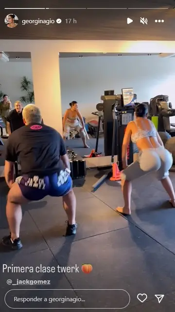 Georgina Rodríguez comparte su primera clase de twerk Georgina Rodríguez comparte su primera clase de twerk