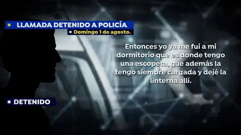 Detenido por la Policía. Detenido por la Policía.