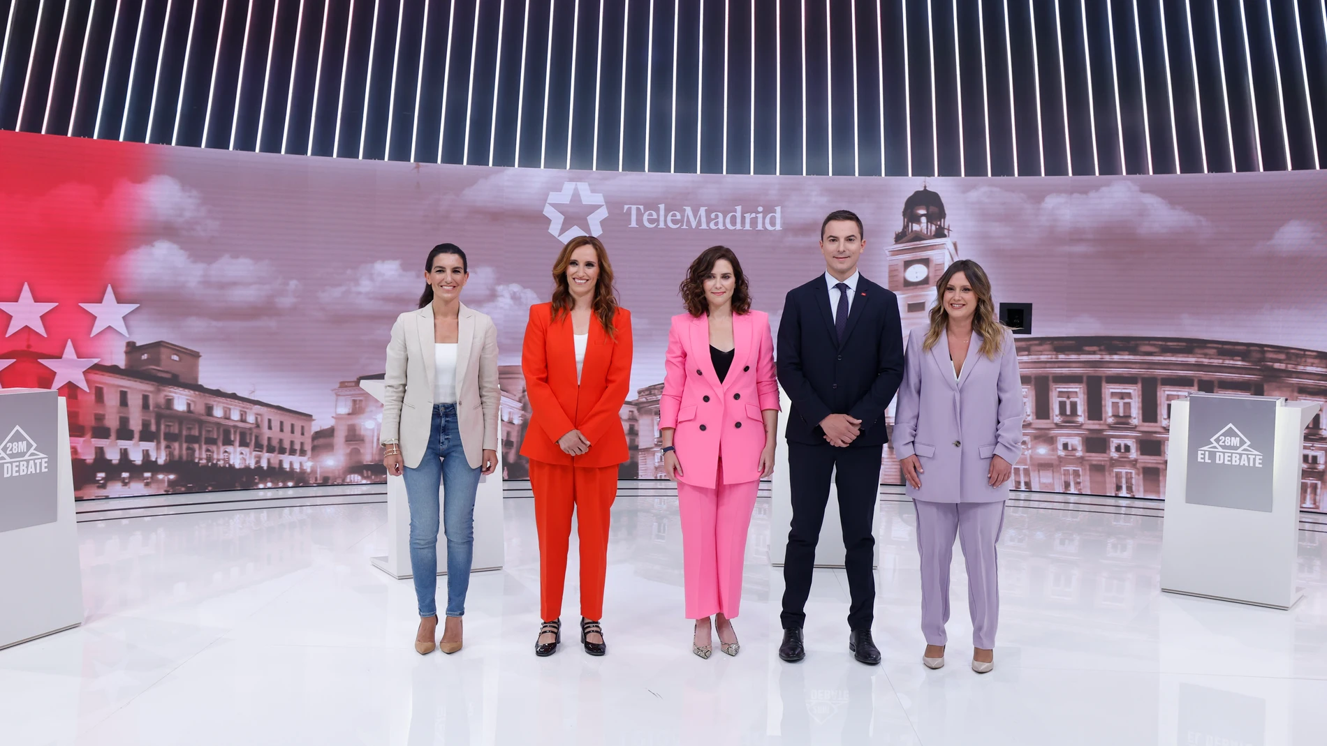 Los cinco candidatos a la presidencia de la Comunidad de Madrid con representación Los cinco candidatos a la presidencia de la Comunidad de Madrid con representación