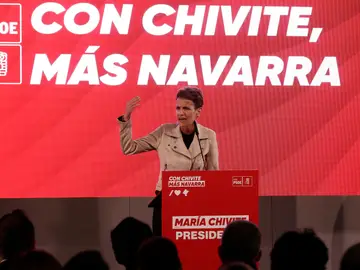 La candidata a la presidencia del Gobierno de Navarra María Chivite La candidata a la presidencia del Gobierno de Navarra María Chivite
