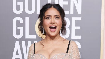 Salma Hayek en los Globos de Oro 2023