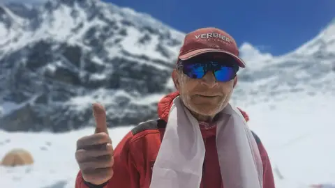 Carlos Soria, en una imagen de archivo Carlos Soria, en una imagen de archivo