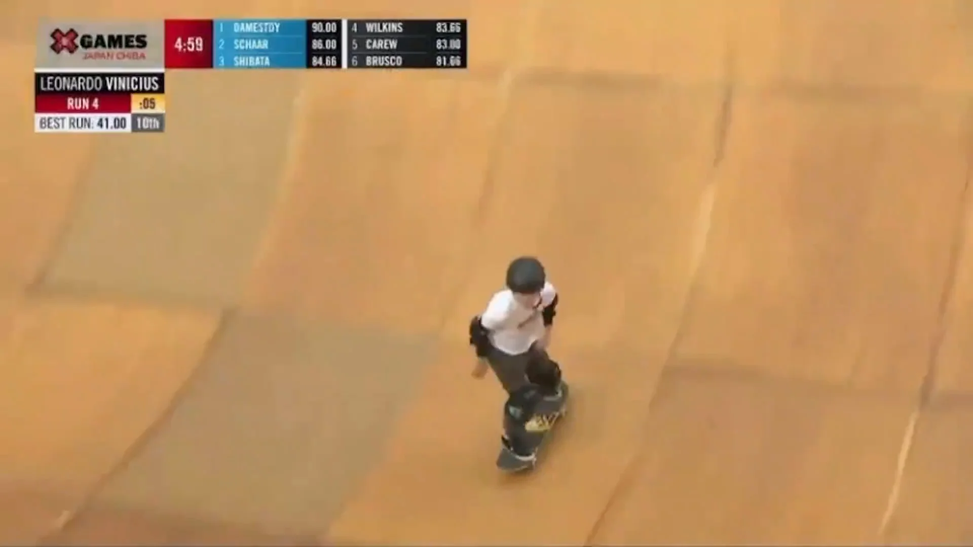 Leonardo Vinicius, en acci&oacute;n en los X Games