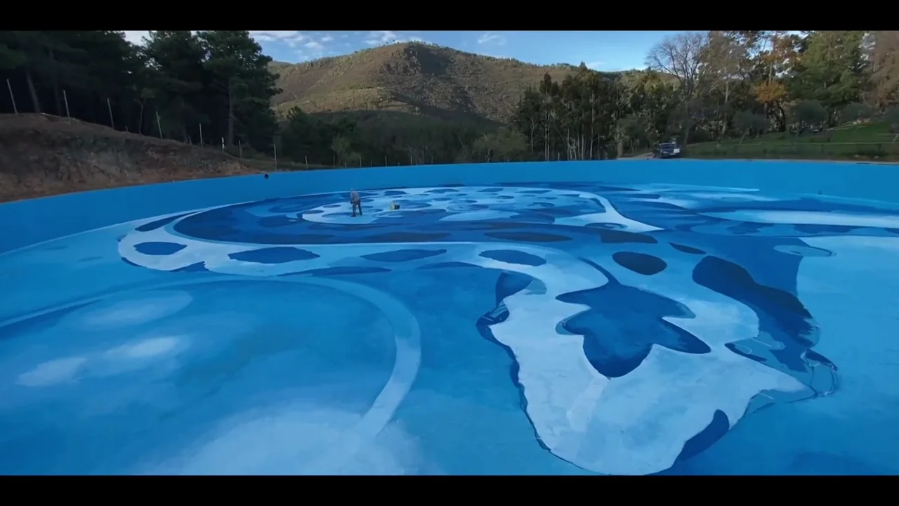 El mural 'Trit&oacute;n Miguel&oacute;n' de Garcibuey ha sido declarado como el mejor del mundo